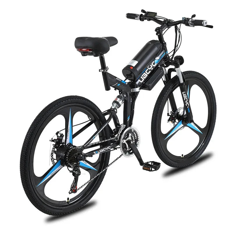 Folding 26-Inch Electric Mountain Bike – 500W Motor, 48V Battery