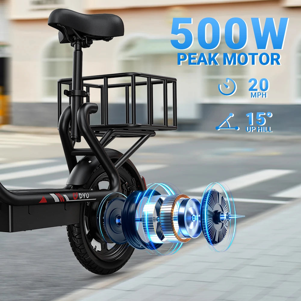 Folding Mini Electric Bike 14" – Compact City Commuter