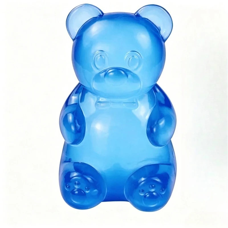 Blue-1PC Color Soft Gummy Bear Fidget Toy TPR Sensory Stress Reliever
