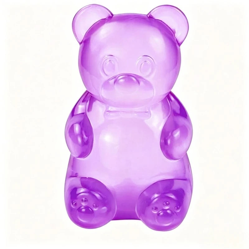 Purple-1PC Color Soft Gummy Bear Fidget Toy TPR Sensory Stress Reliever