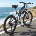 black-500W-48V-10AH Color Folding 26-Inch Electric Mountain Bike – 500W Motor, 48V Battery