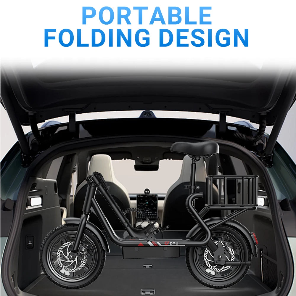 Folding Mini Electric Bike 14" – Compact City Commuter