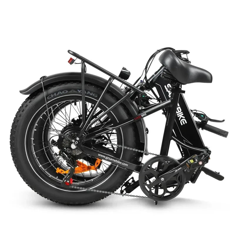 20 Inch Fat Tire Folding Electric Bike, 48V Battery