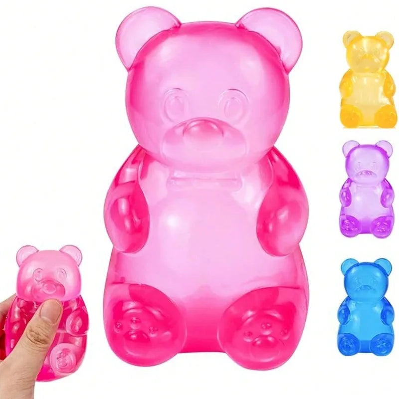 Soft Gummy Bear Fidget Toy TPR Sensory Stress Reliever