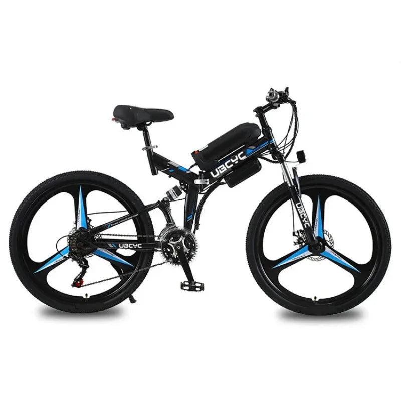 Folding 26-Inch Electric Mountain Bike – 500W Motor, 48V Battery