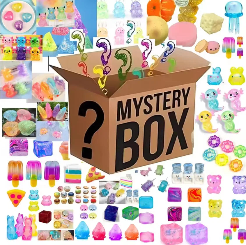 Mystery Squishy Fidget Toy Blind Box Stress Relief Set