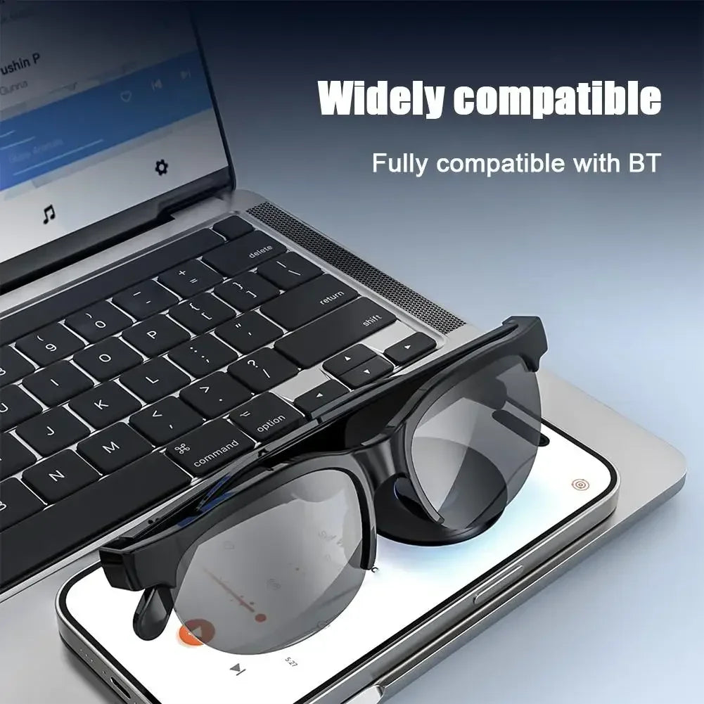 Smart AI Translator Bluetooth Glasses With Music Audio