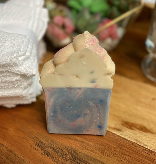 Cotton Candy Handmade Soap – Sweet & Moisturizing Natural Bar | Fun Self-Care & Wellness Gift