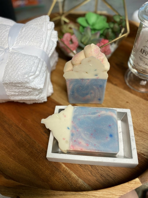 Cotton Candy Handmade Soap – Sweet & Moisturizing Natural Bar | Fun Self-Care & Wellness Gift